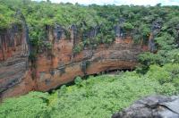 Visão panorâmica da dolina