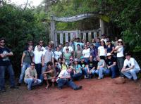 Alunos do curso de graduação em Geologia da UFPR, junho de 2009.