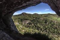 Vista para o quadrante sul da caverna Percival Antunes. Fotografia: Carlos Peixoto, 2014.