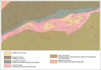 Fig. 9 - Recorte do mapa geológico da Folha Serra da Piedade (Alves 1969).